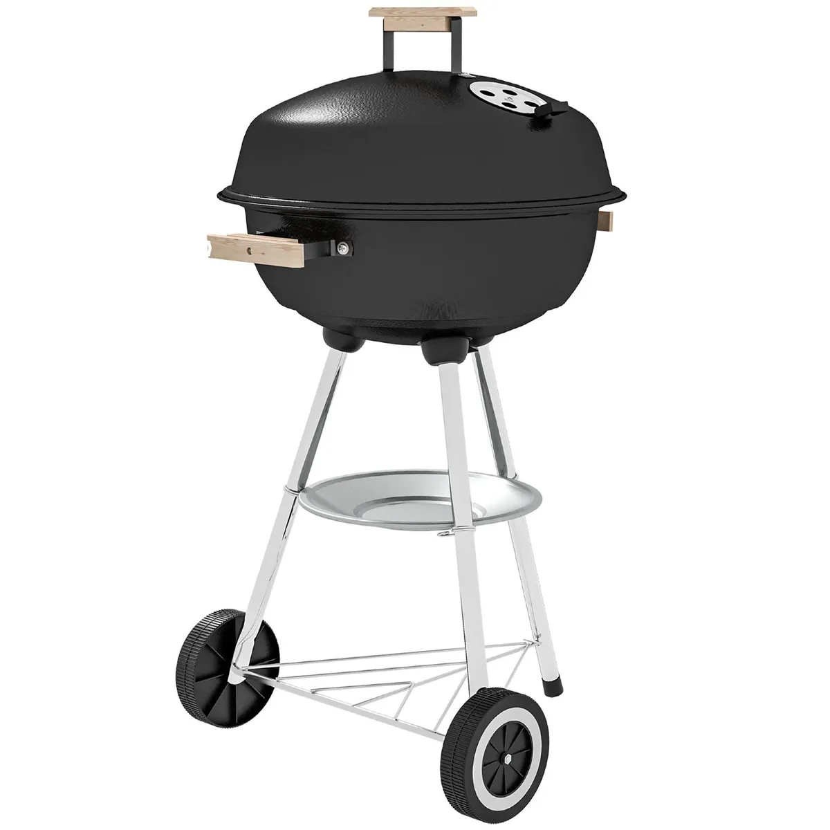 Kettle Charcoal Grill, Portable Round BBQ Smoker - Image 2