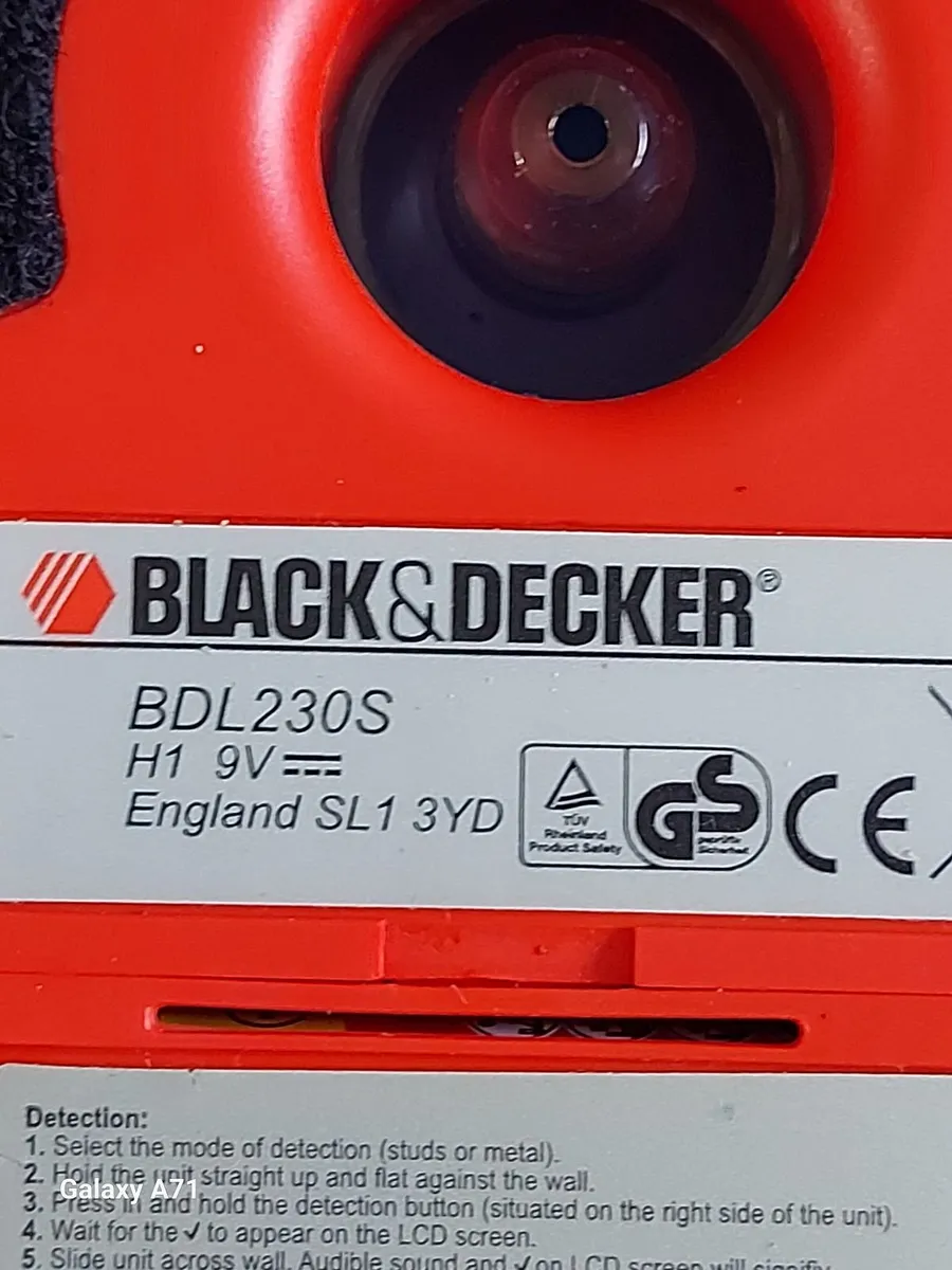 Black & Decker LaserPlus BDL230S Metal Voltage Det - Image 3