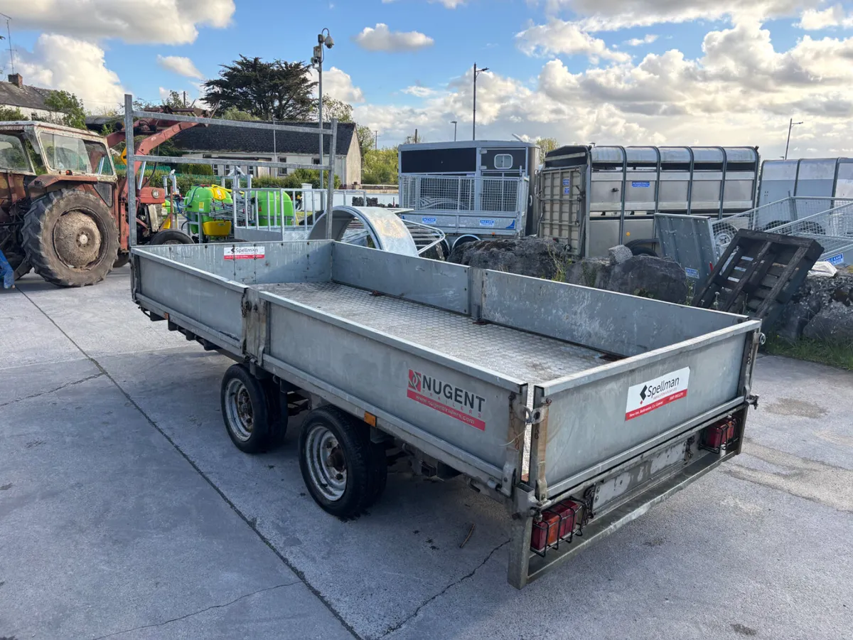nugent 12ft dropside trailer - Image 4