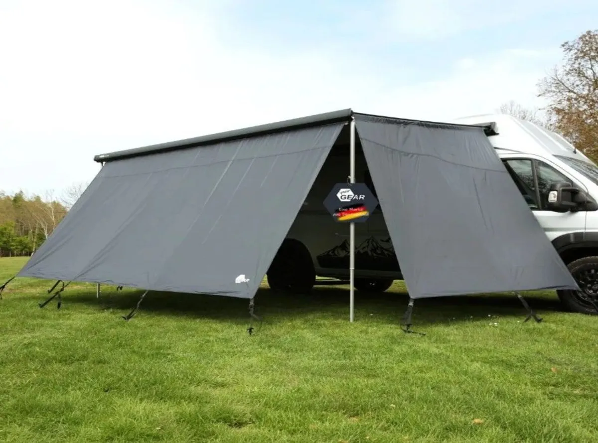 Vehicle Awning Side Wall Set 240 x 200 cm - Image 4