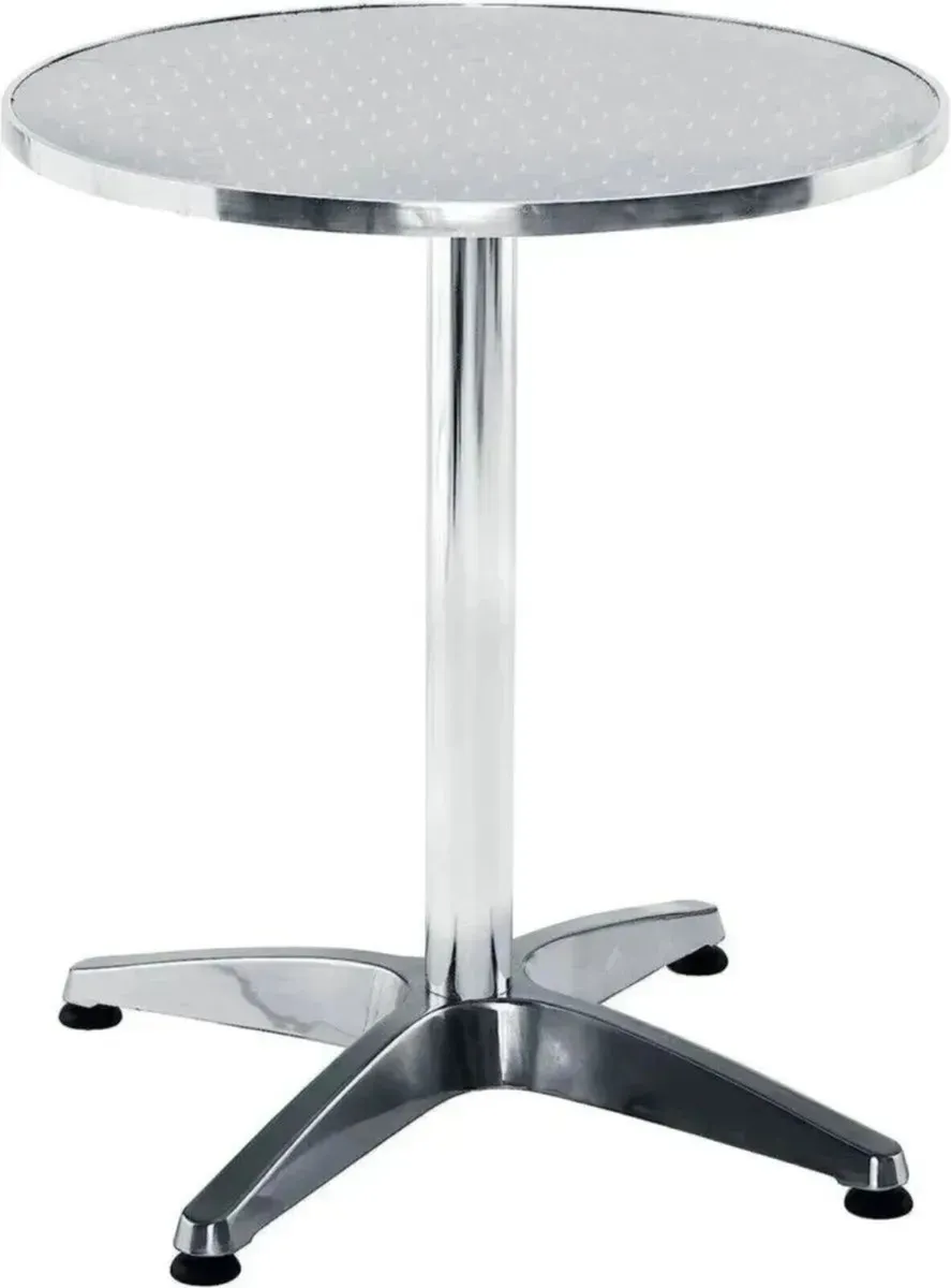 Cafe Table Bistro Black Round Indoor Outdoor - Image 4