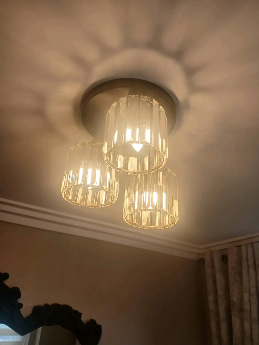 Black ceiling light - Image 1
