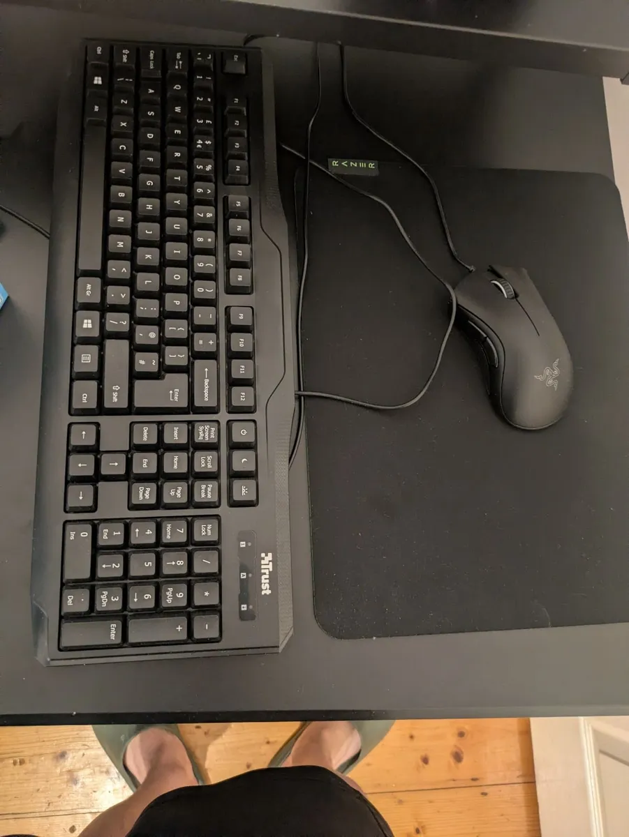 Razer DeathAdder+ Razer Gigantus+keyboard