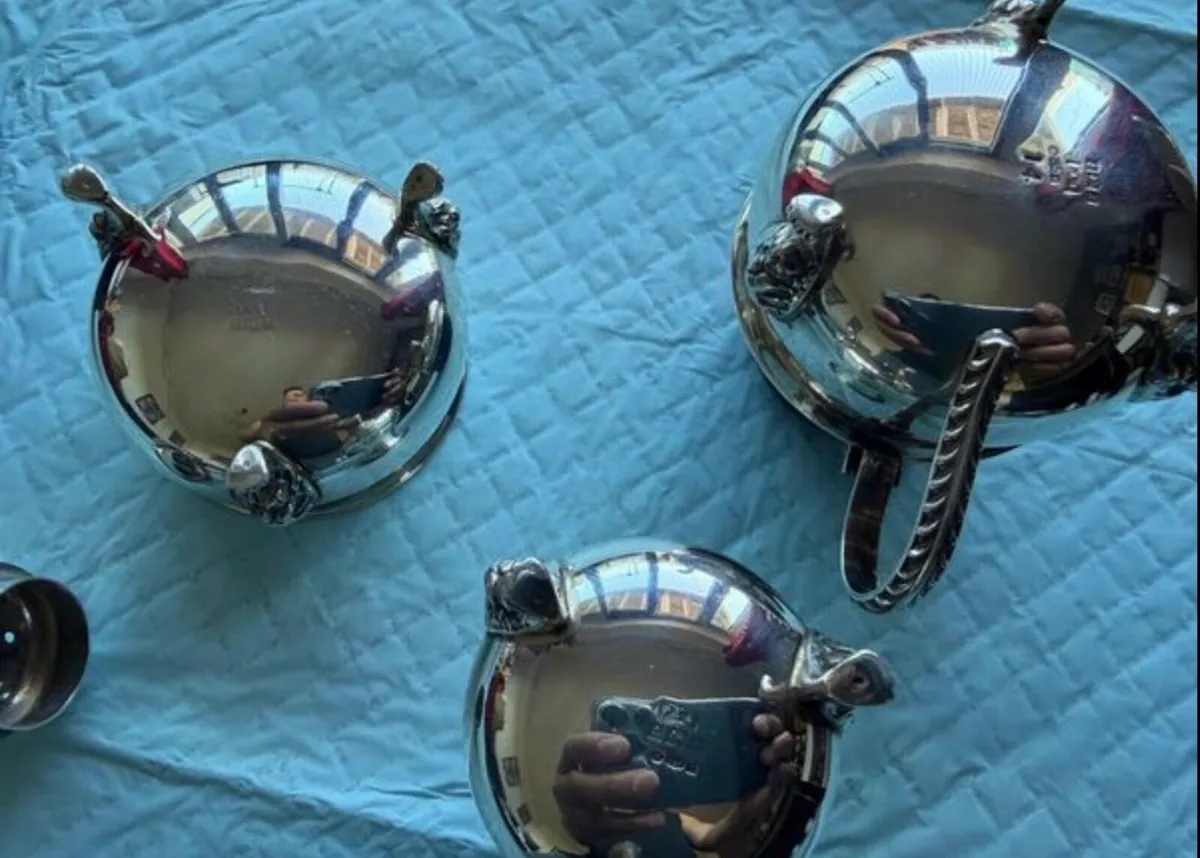 Sterling Silver 925 Condiments set (347 grams) - Image 4