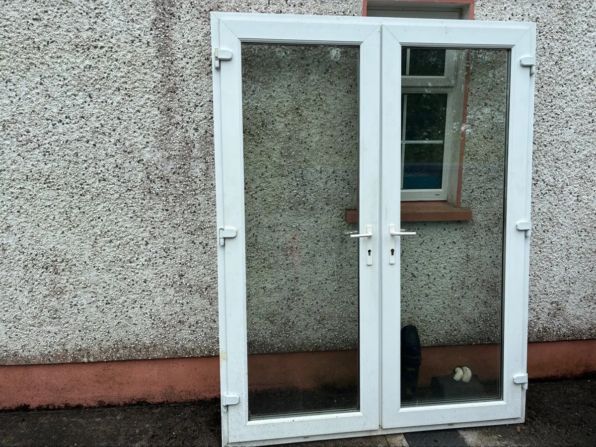 Double Door PVC Double Glazed Perfect Condition - Image 2