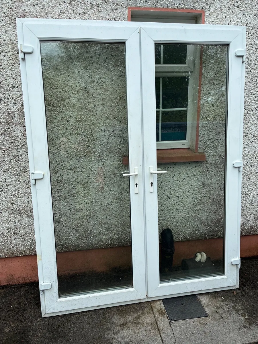 Double Door PVC Double Glazed Perfect Condition - Image 1
