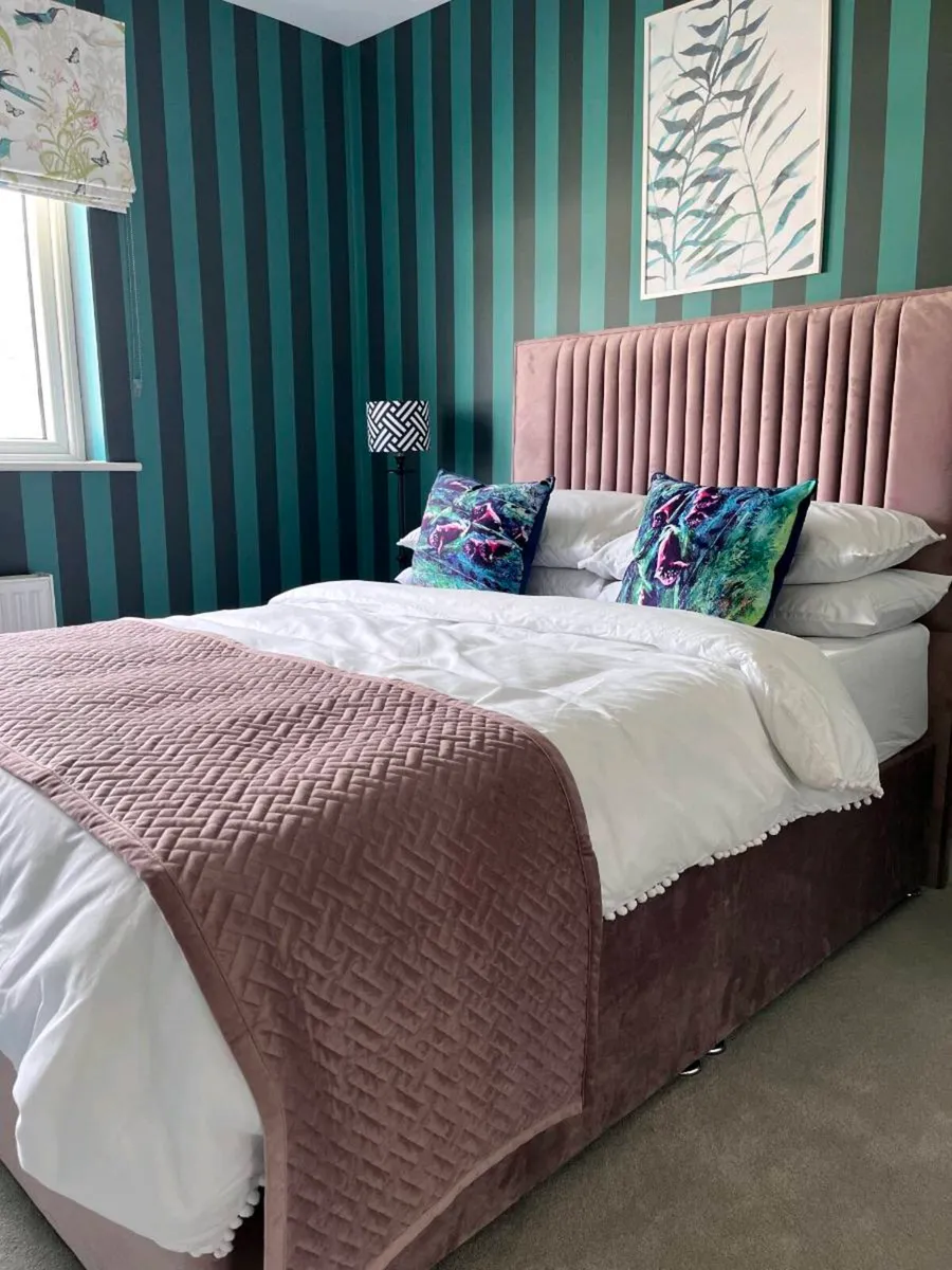 Standard Double Divan Bed with Mattress - Image 1