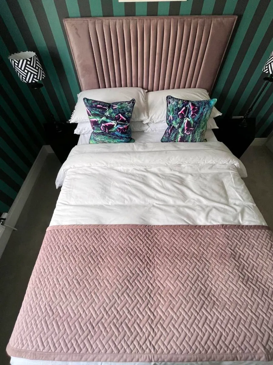 Standard Double Divan Bed with Mattress - Image 2
