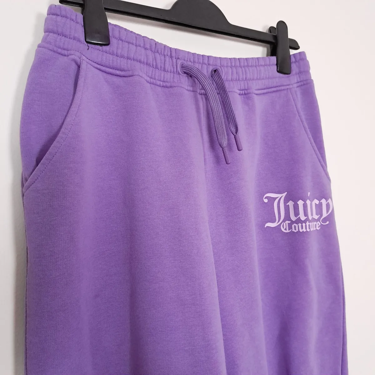 Juicy Couture Purple Graphic Cuffed Joggers S - Image 2