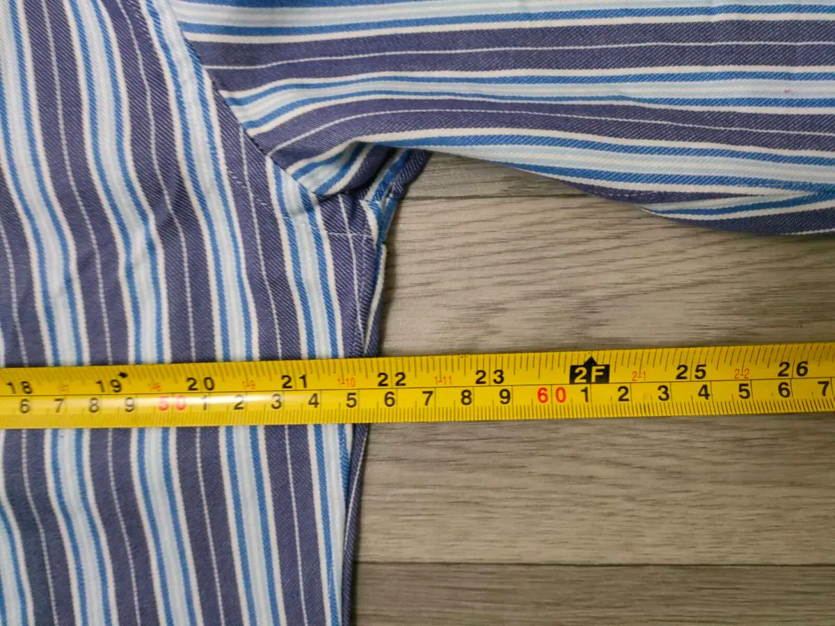 Ermenegildo Zegna Striped Shirt Mens Medium - Image 4