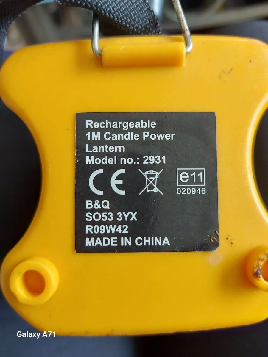 Rechargeable Torch Lantern Model No. 293 - Image 3