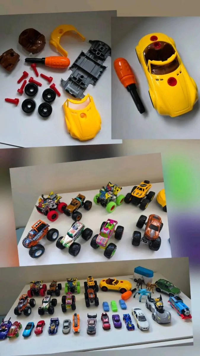 Monster truck and cars - Image 1