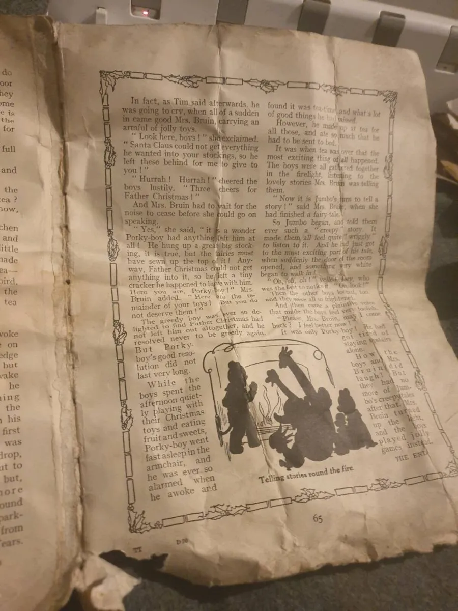 RARE YEAR 1899 BROWNIE COMIC STRIP 127 YEARS OLD - Image 3