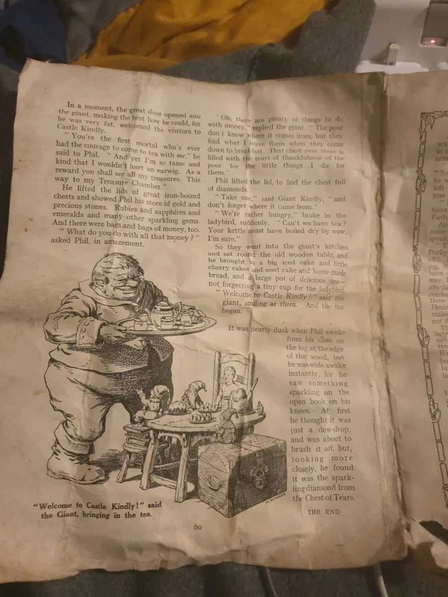 RARE YEAR 1899 BROWNIE COMIC STRIP 127 YEARS OLD - Image 2