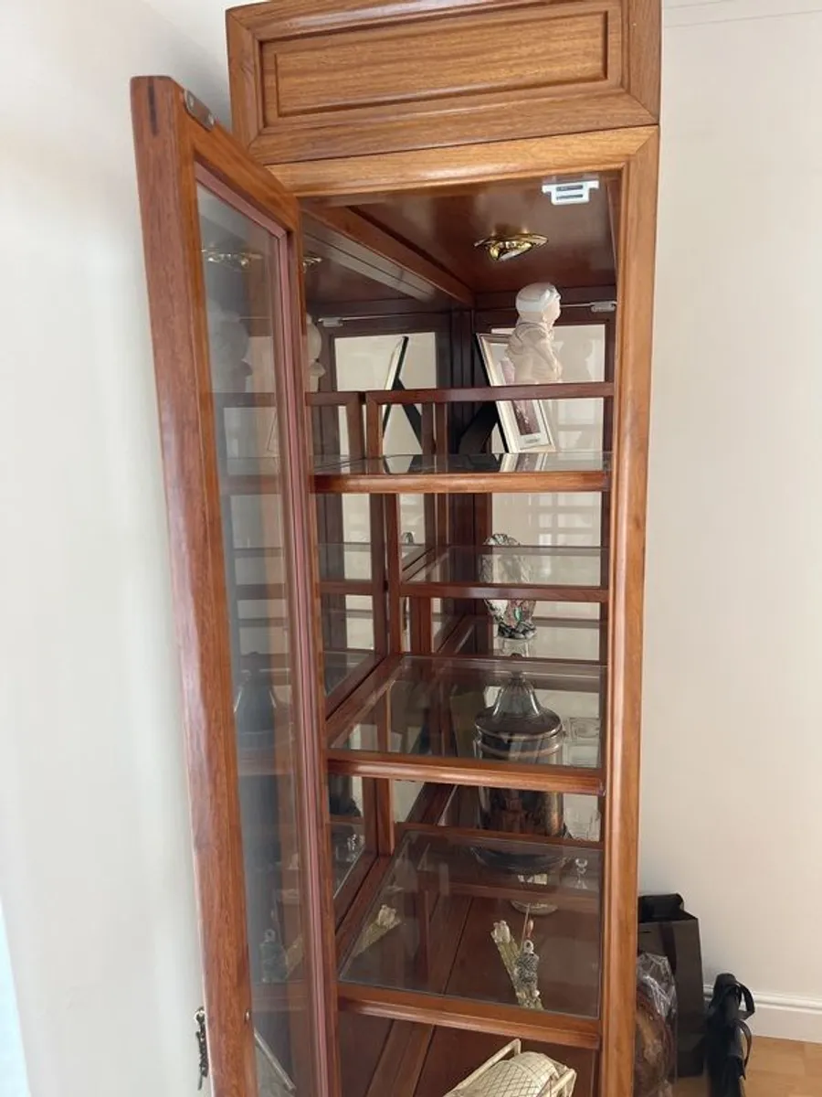Solid Rosewood Display Cabinet - Image 3