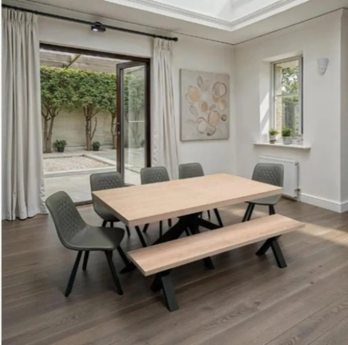 Manor Oak Rectangular 1.8 m Dining Table