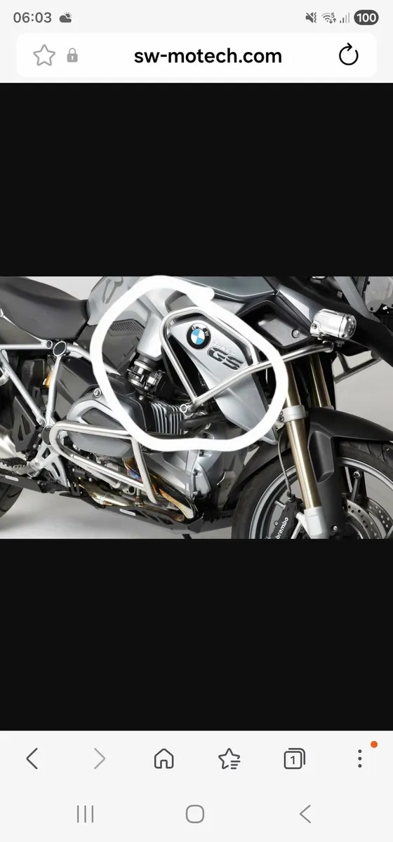Bmw r1200gs crash bars - Image 4