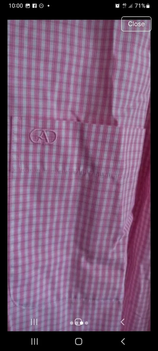 Mens check shirt Andre - Image 2