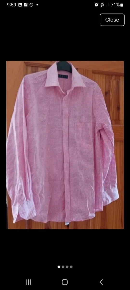 Mens check shirt Andre - Image 1