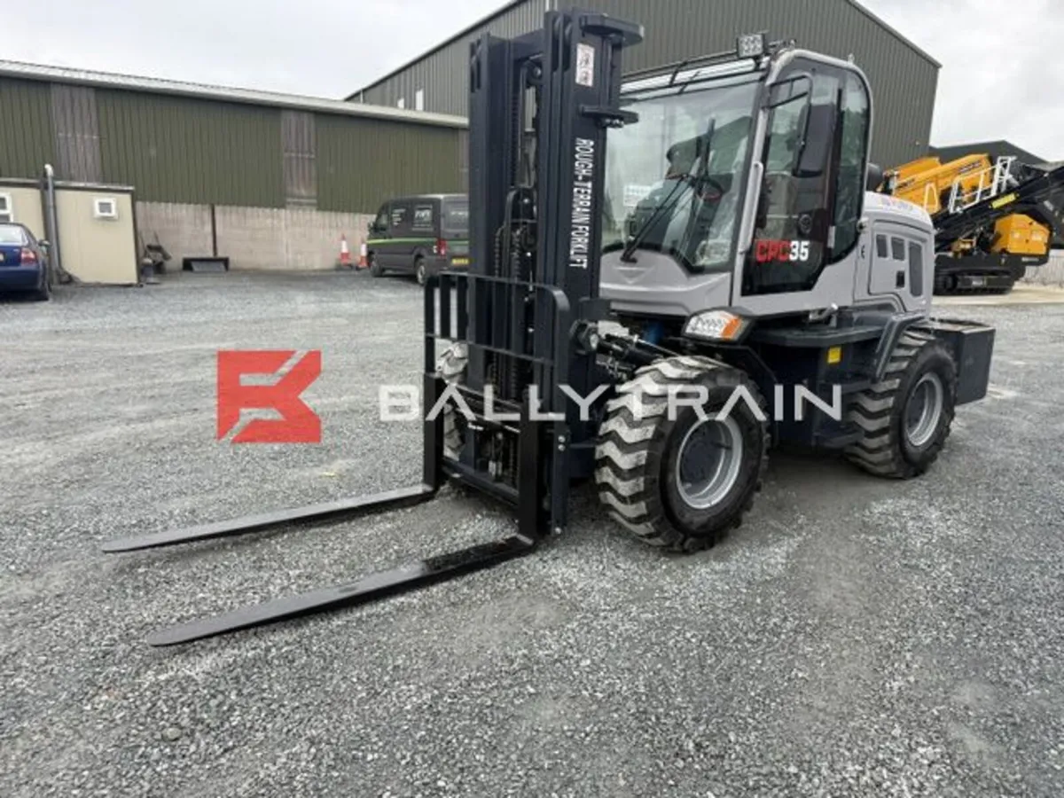 JQ Power CPC35 Rough Terrain Forklift - Image 1