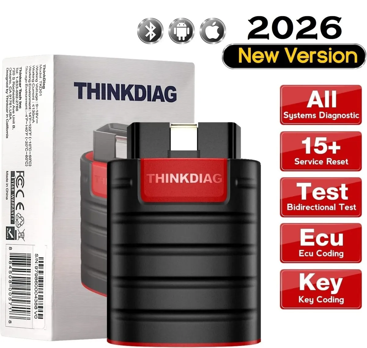 Thinkdiag Diagnostic Bluetooth Conector - Image 1