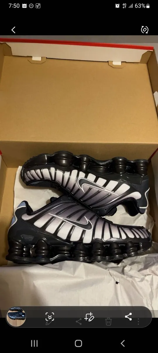 Ladies nike shox TL fade trainers - Image 1