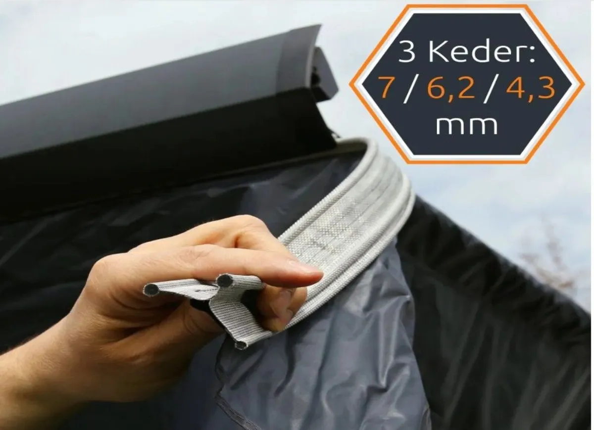 Campervan & Caravan Awning Privacy Wall Set 370 x - Image 4