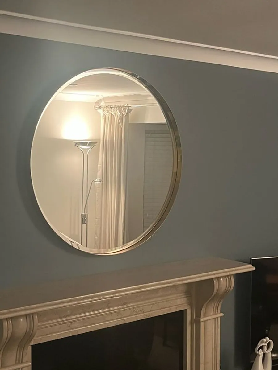 Round Gold mirror 90 cm diameter - Image 4
