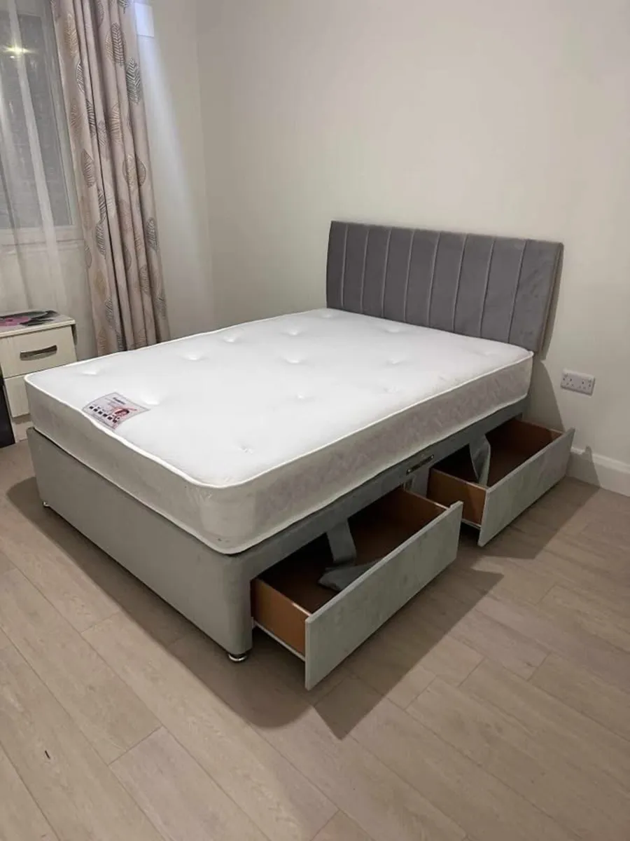 New divan bed and mattress
