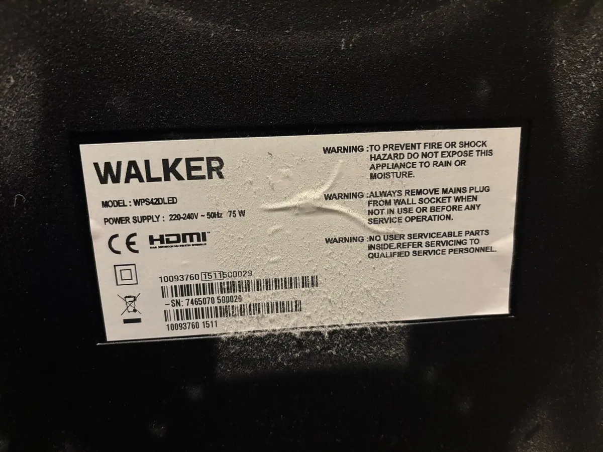 Walker Tv 42 inch - Image 3