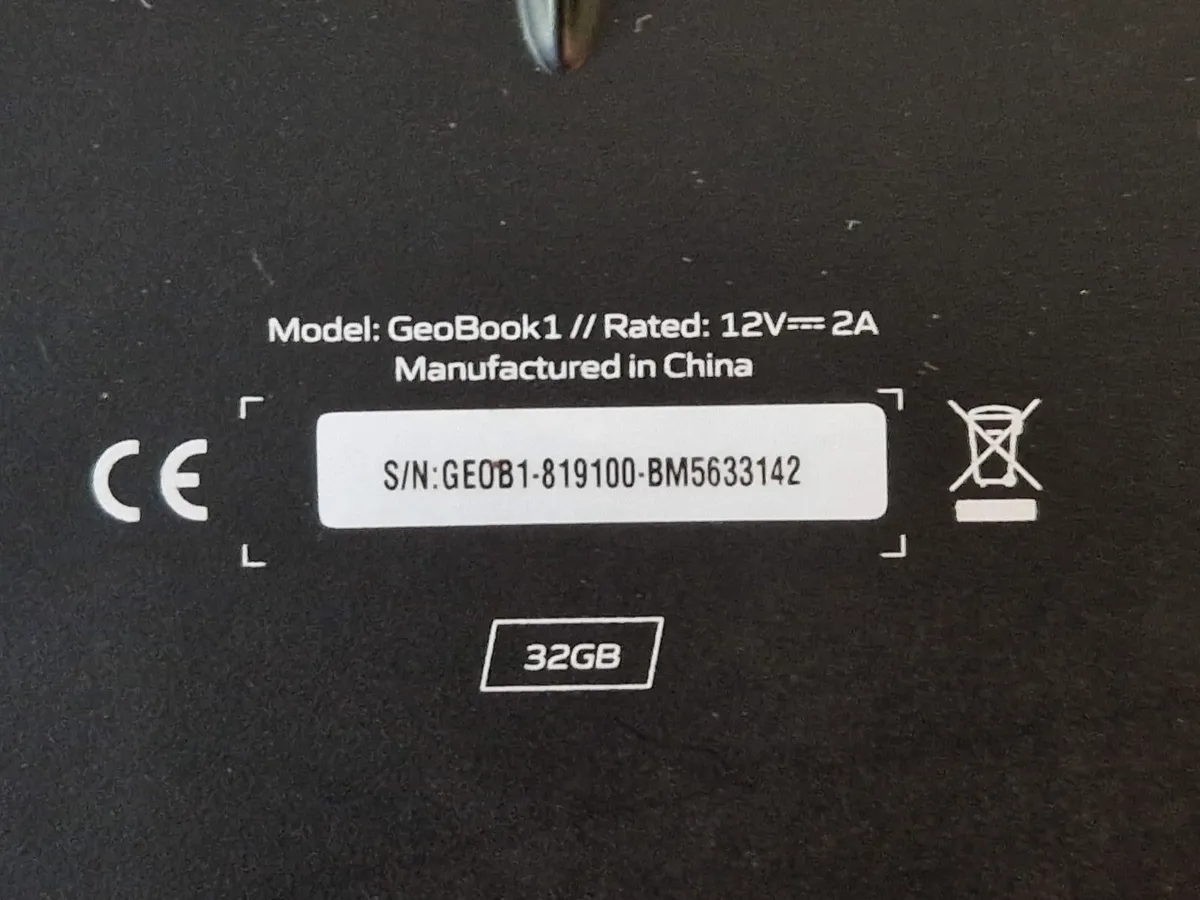 GeoBook1 Laptop Intel Celeron CPU N3350, 2GB, 32GB - Image 2