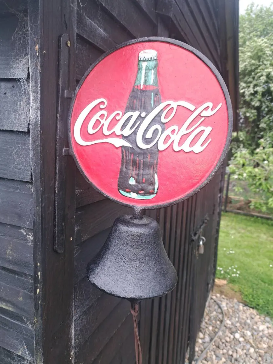 Coca-Cola cast iron bell - Image 1