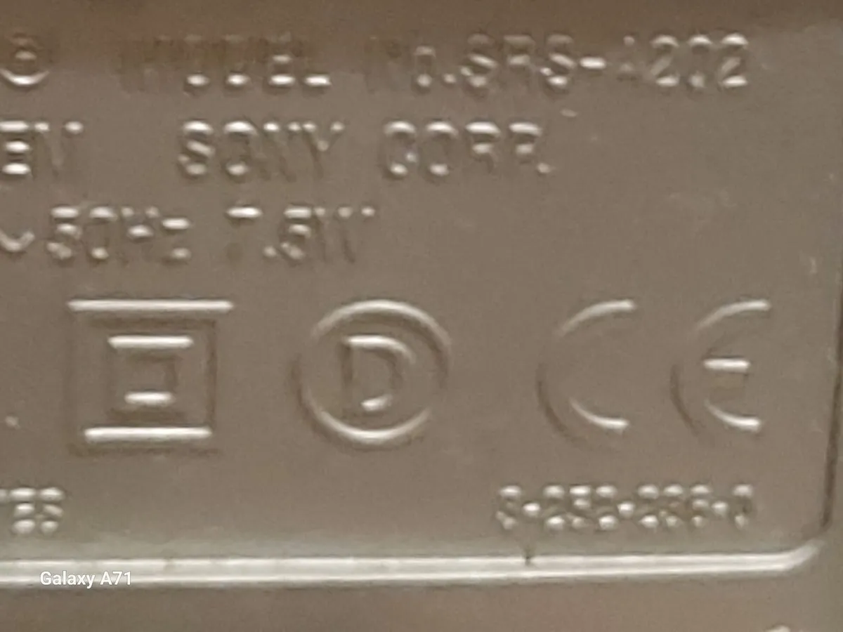 SONY Desktop Speakers, Model SRS-R202 - Image 3