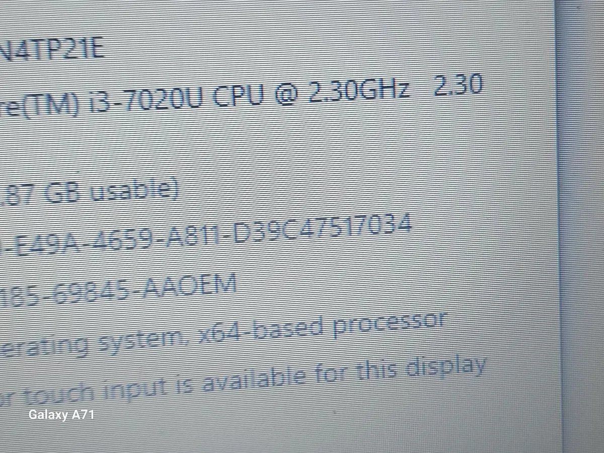 HP Laptop, 14 inch Red, Intel Core i3-7020 CPU 2.3 - Image 3