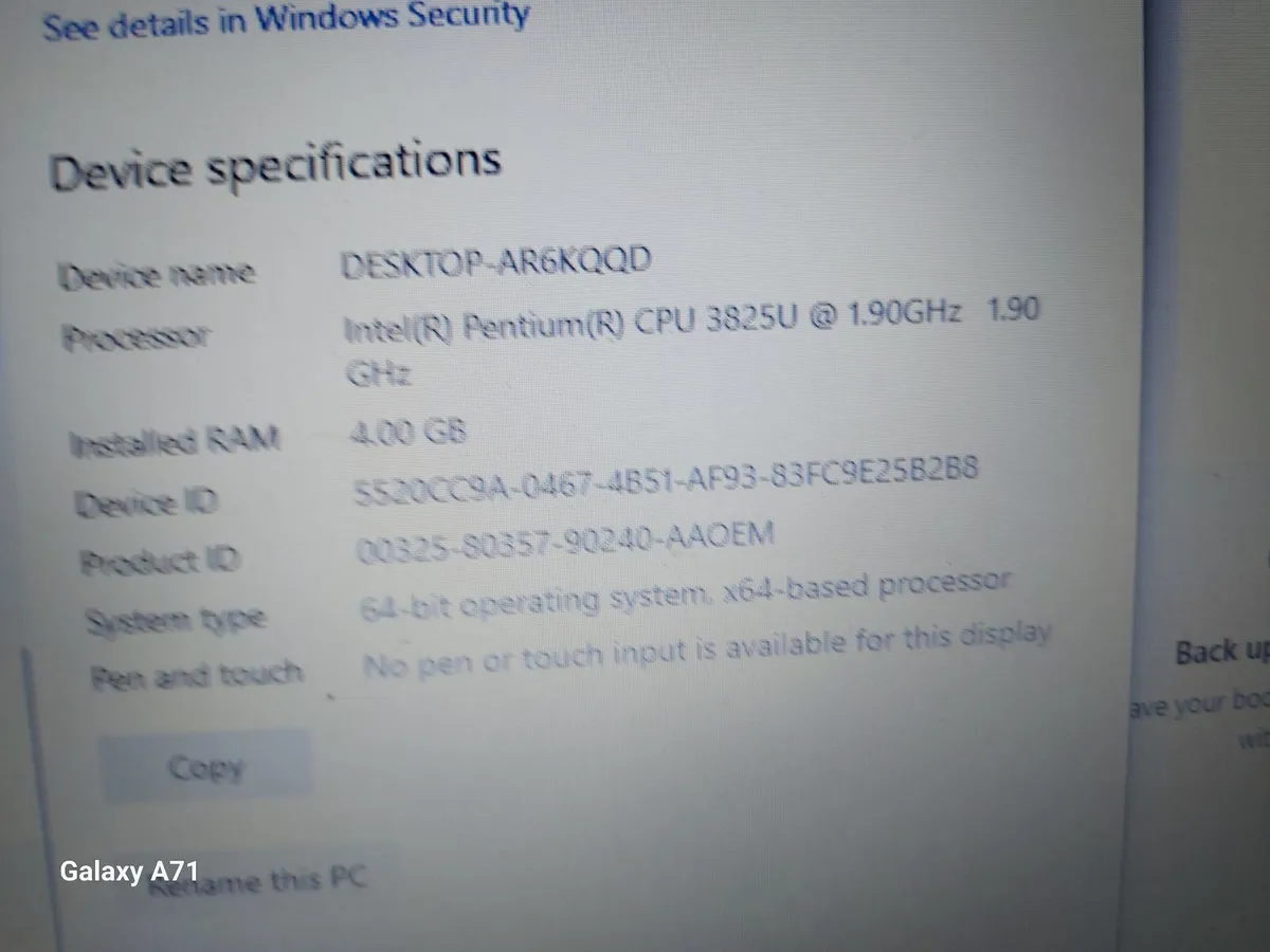 HP 15.6 inch Laptop, Purple, Model TPN-C125, Intel - Image 3