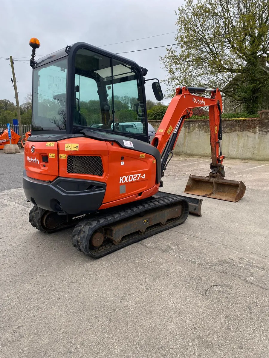 2019 KUBOTA KX027-4 2.7T EXCAVATOR WITH QUICKHITCH - Image 3