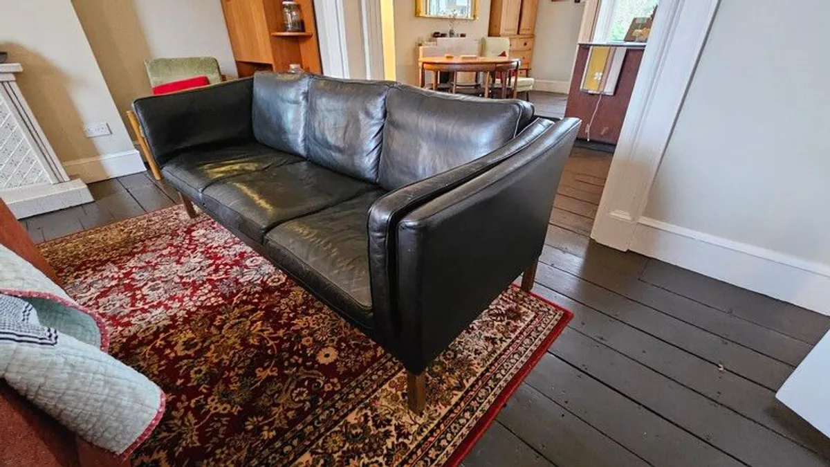 Vintage Borge Mogensen Model 2213 Style Sofa - Image 3