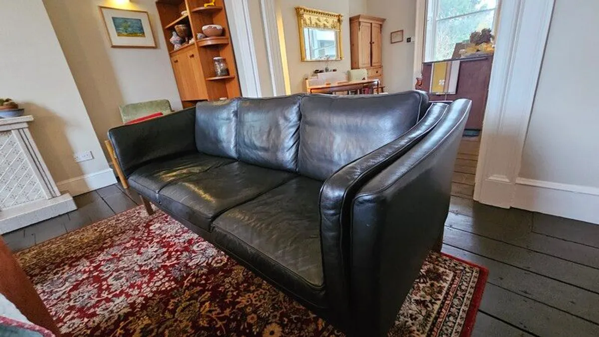 Vintage Borge Mogensen Model 2213 Style Sofa - Image 4