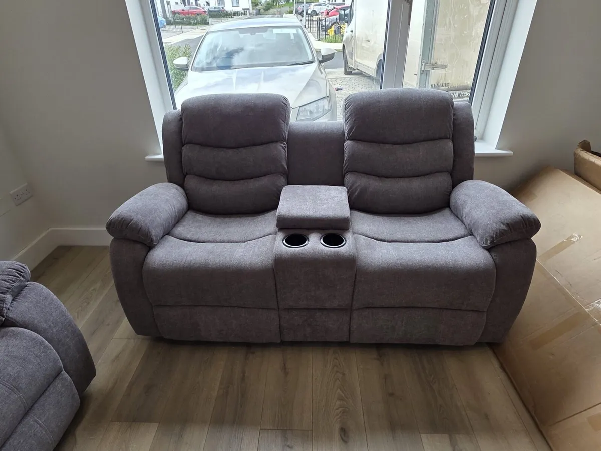New 3+2 Fabric Sofa Sets Free Delivery - Image 3