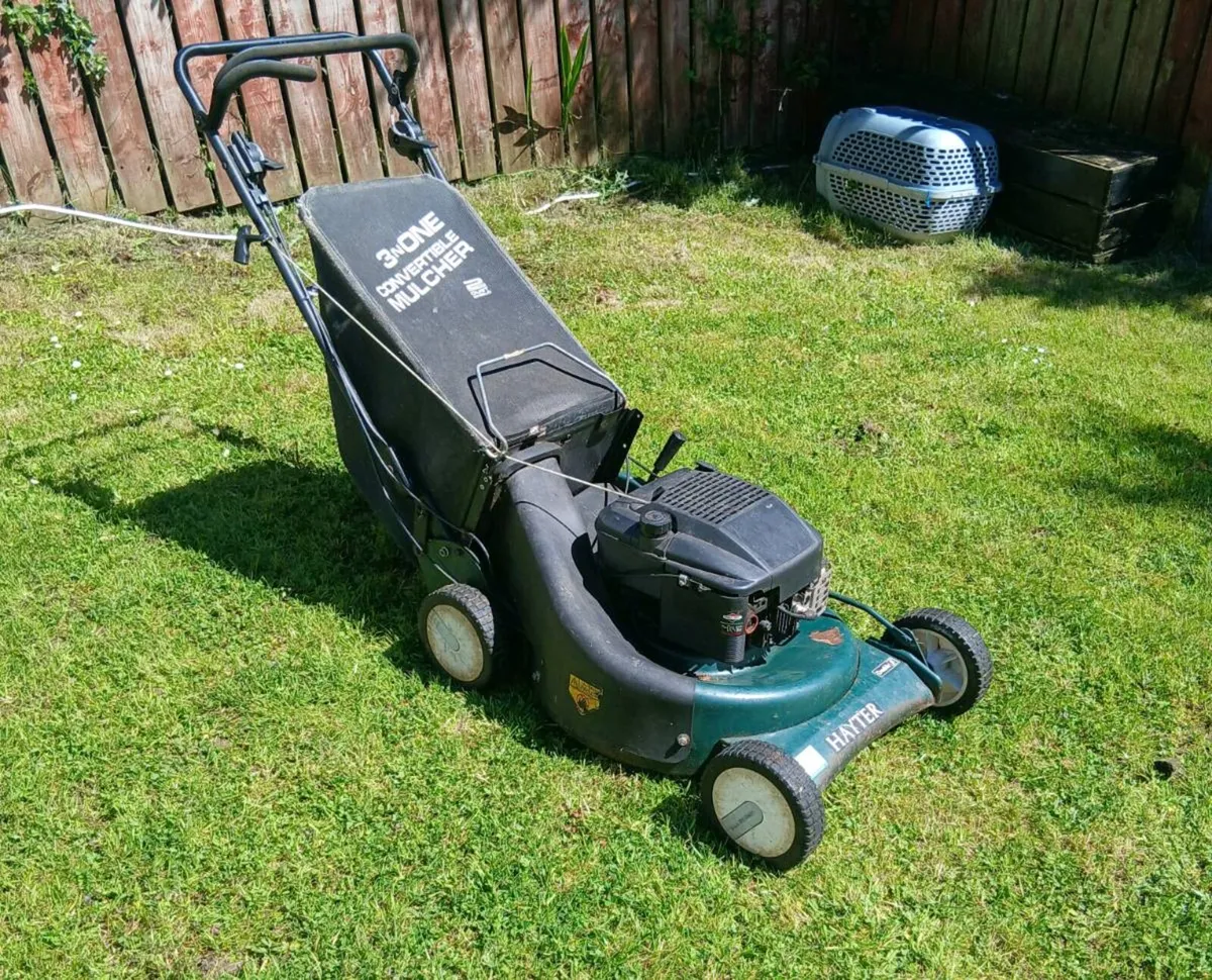 Hayter 3 in one self drive lawnmower - Image 2