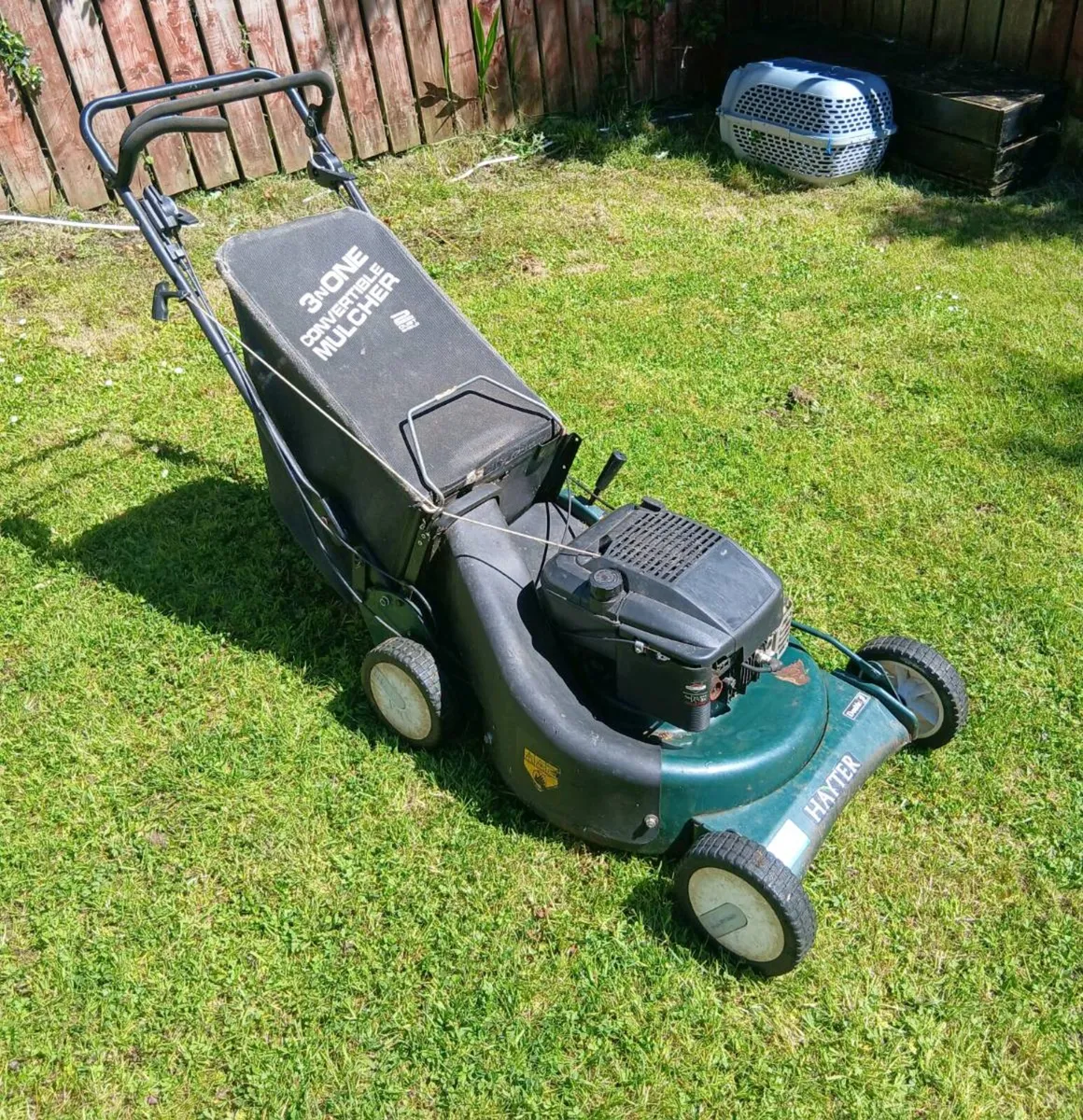 Hayter 3 in one self drive lawnmower - Image 1