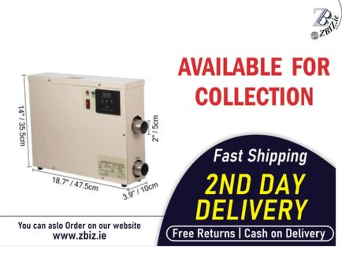 Swimming Pool Heater 11KW Electric Thermostat - Image 1