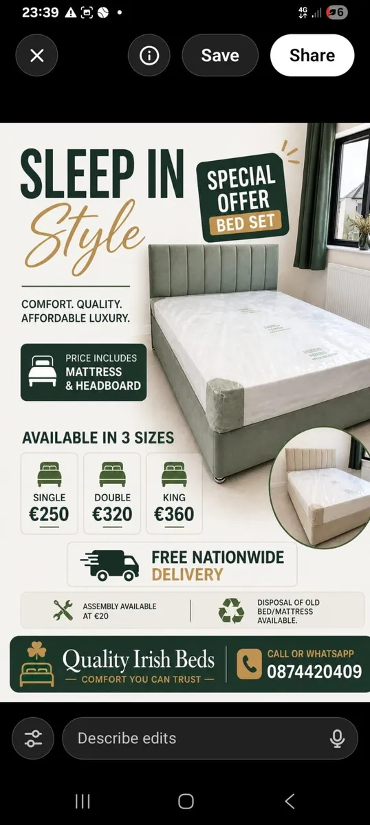 Top Quality New Beds Free Nationwide Delivery - Image 1