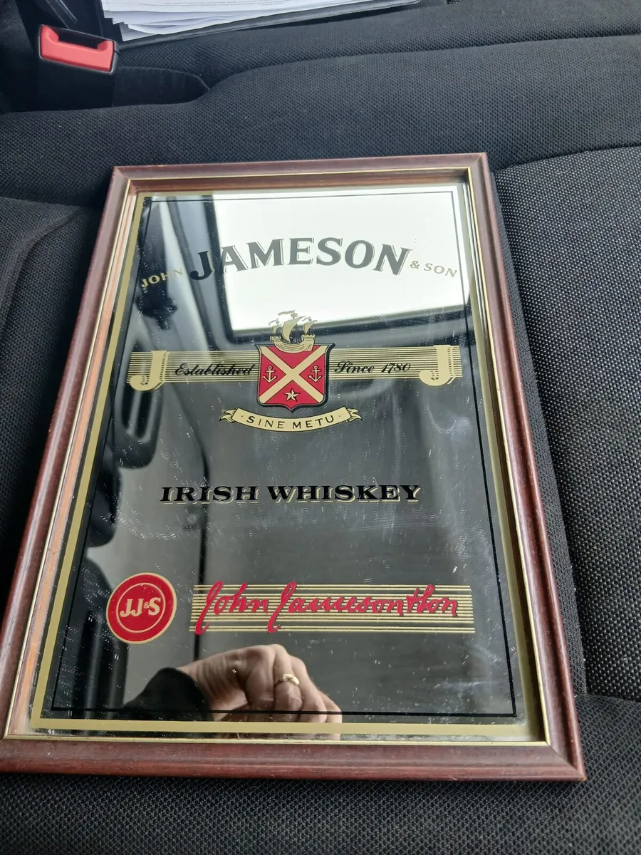 Small jameson whiskey  mirror - Image 1