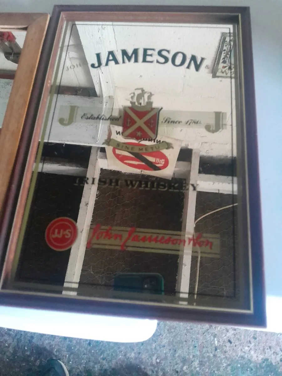 Small jameson whiskey  mirror - Image 2