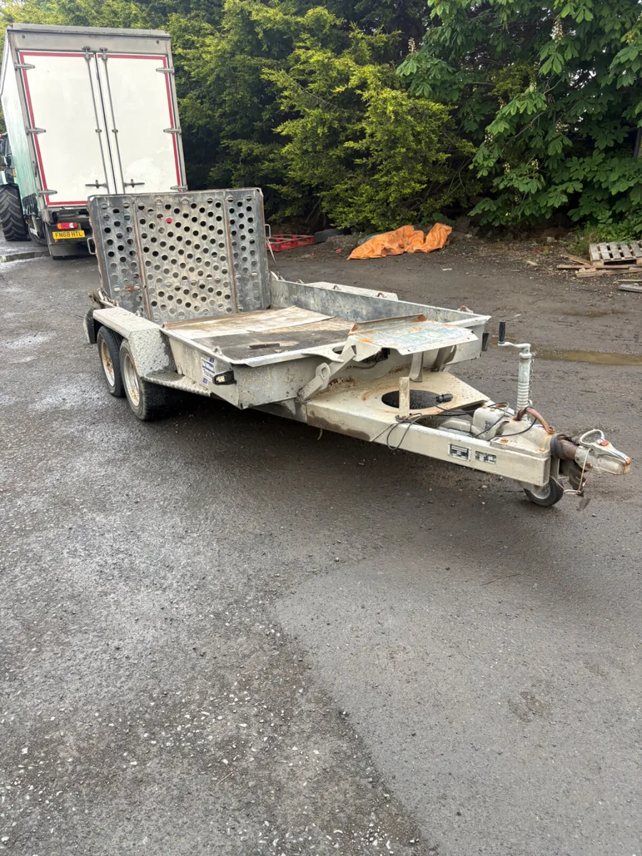 Ifor Williams 10ft plant trailer - Image 1