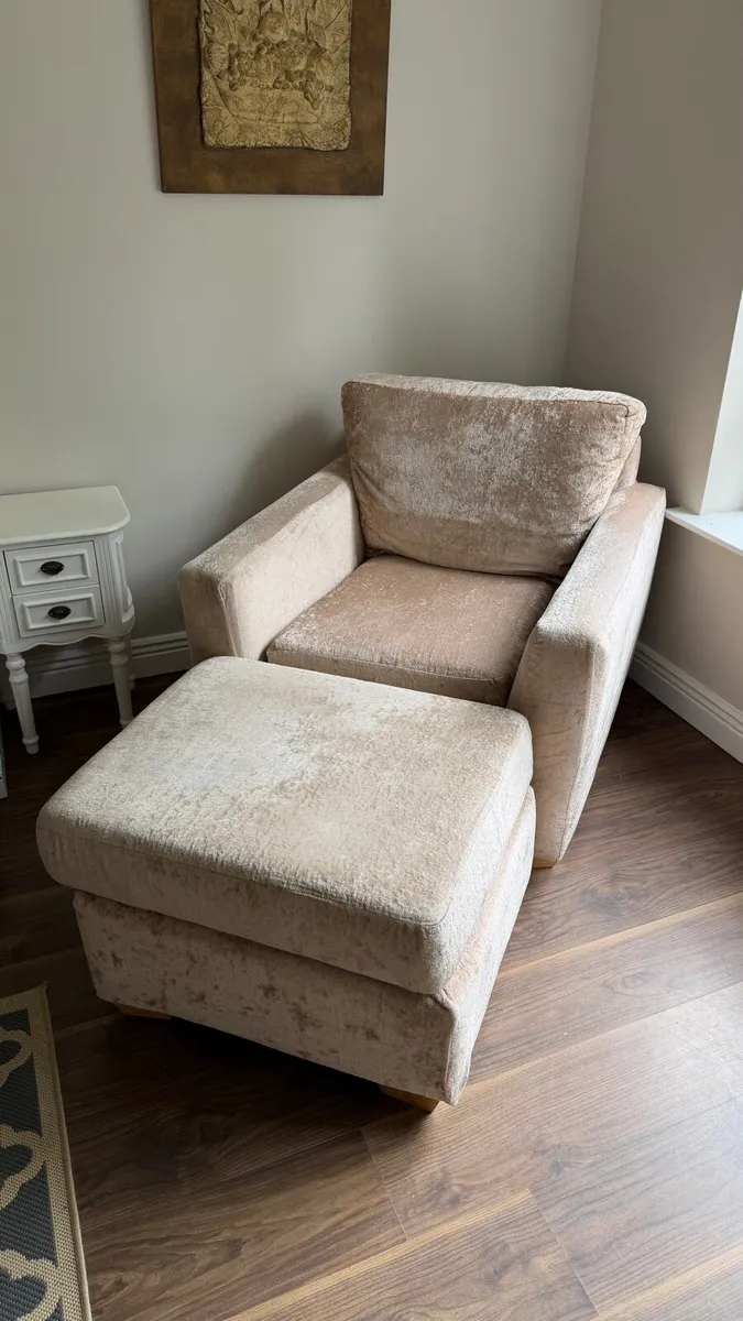 Couch & Arm chair - Image 3