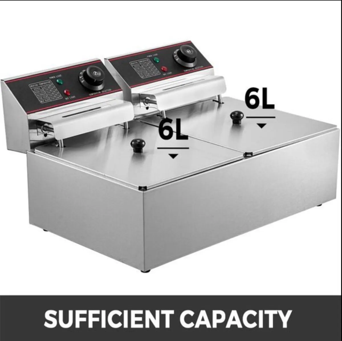 Commercial Deep Fryer 12L Electric Fryer 5000W - Image 2