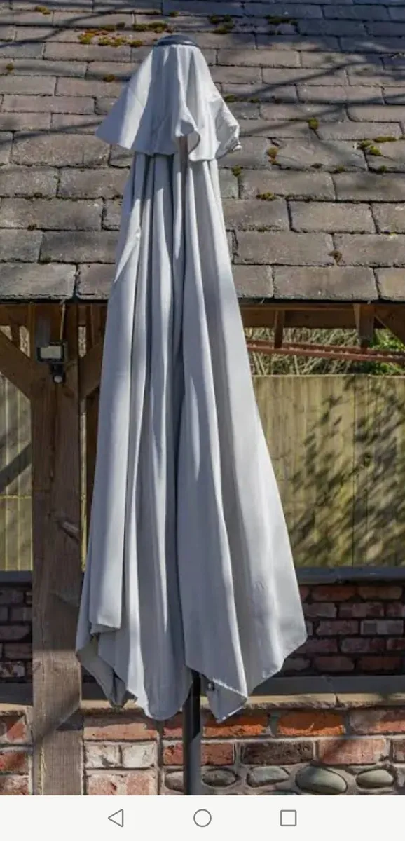 Brand New 2.7m Grey Parasol - Image 3
