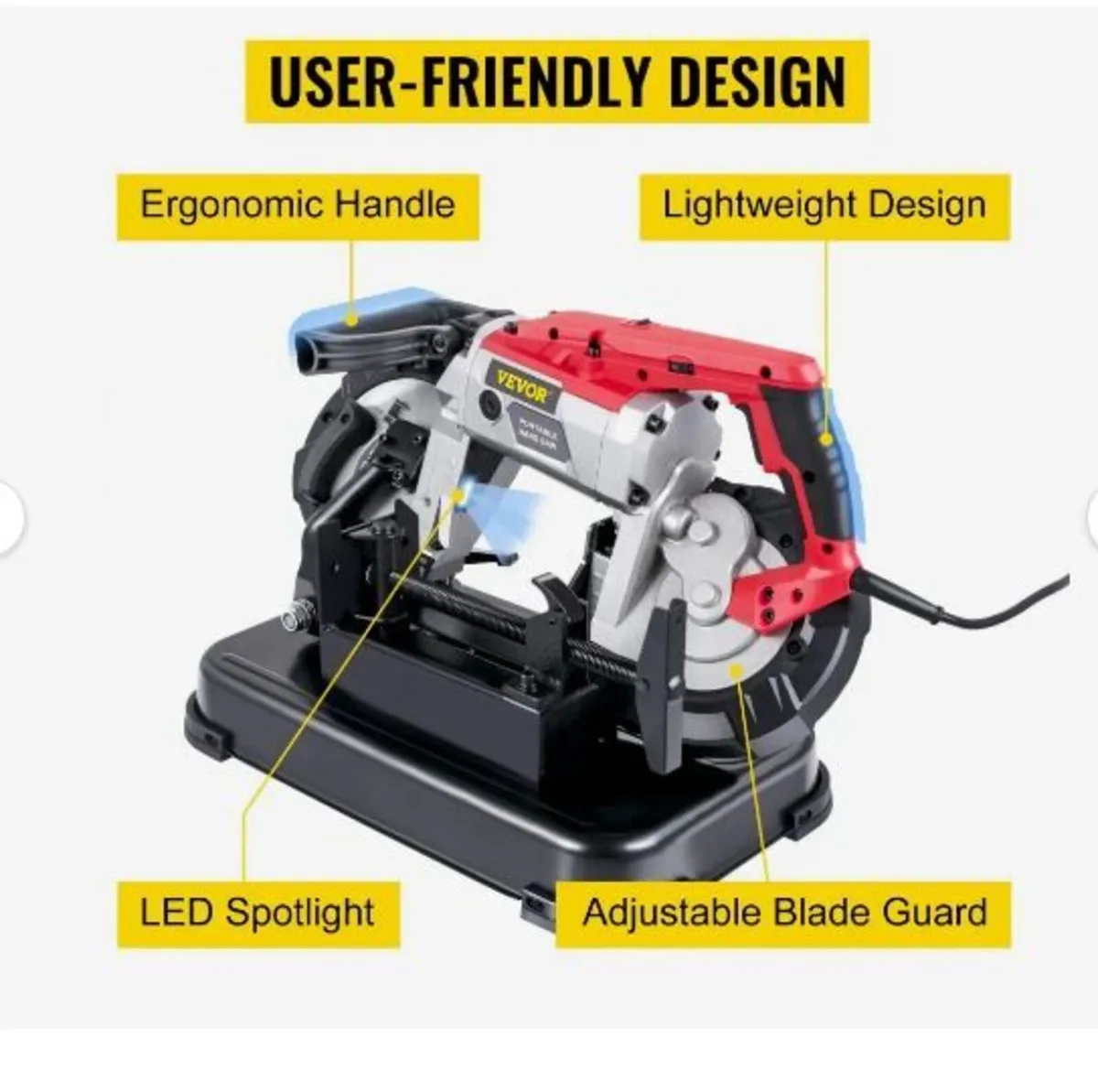 Portable Band Saw, 127 mm x 127 mm Cutting - Image 2